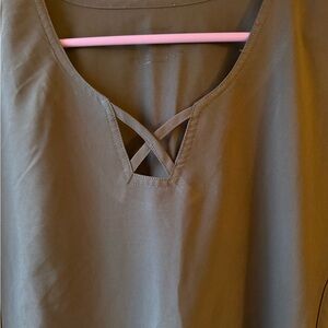Cherokee infinity scrub set Gray Petite Pants 2XL TOP AND XL PANTS